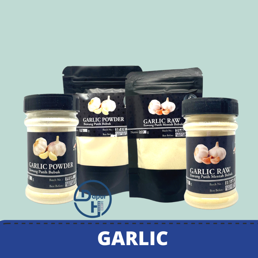 

After Salt KOREAN GARLIC RAW POWDER for Kimchi 50 g Halal | Bawang Putih Mentah Bubuk