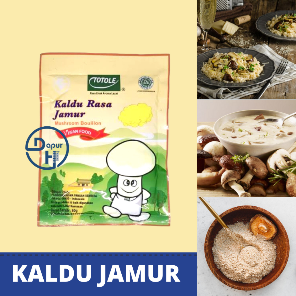 

TOTOLE Kaldu Vegan Kaldu Jamur 80 g Halal /Import Mushroom//