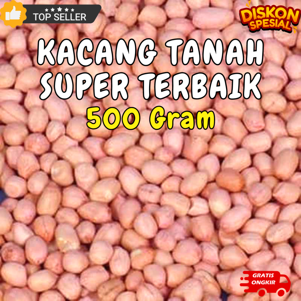 

Kacang Tanah Mentah Super 500g