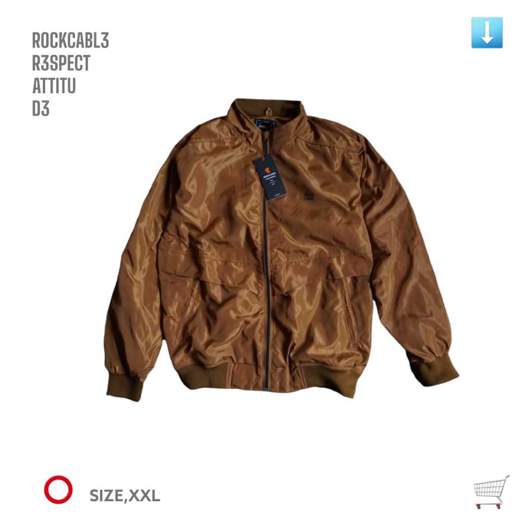 JAKET BOMBER TASLAN PRIA / JAKET BOMBER ROCKCABLE / JAKET BOMBER BIGSIZE JUMBO / JACKET BOMBER KUALI