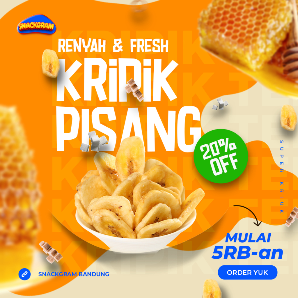 

Kripik Pisang Original 250 gr by Snackgram