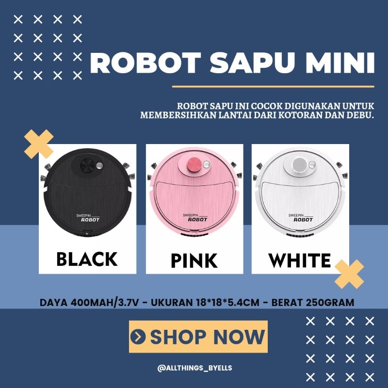 Robot Sapu Sweeping Robot Pembersih Lantai