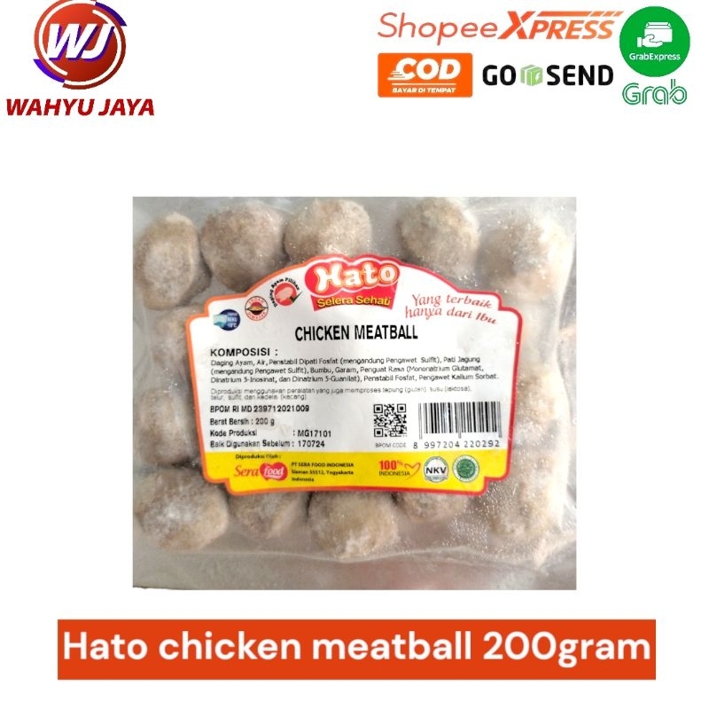 

Hato chicken meatball 200gram