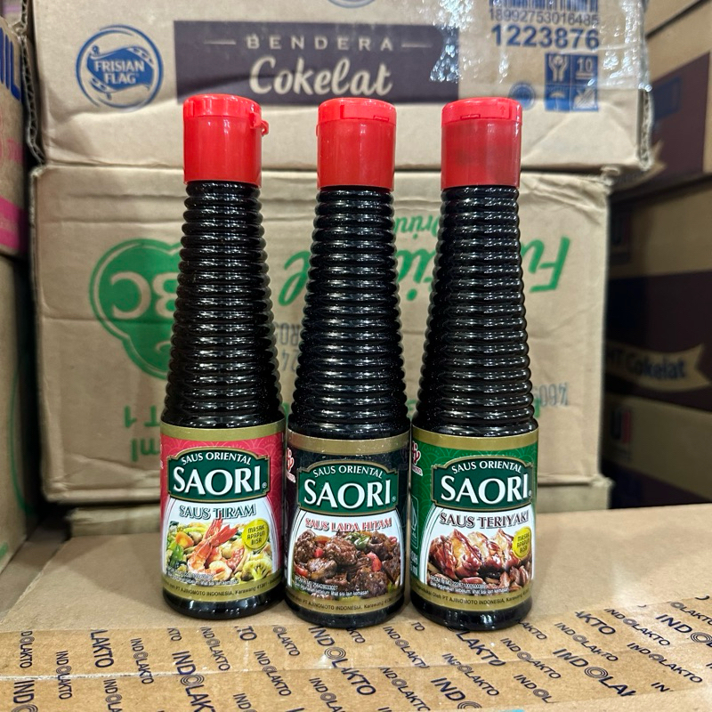 

SAORI SAOS 135ml - SAOS TIRAM | SAOS TERIYAKI | SAOS LADA HITAM