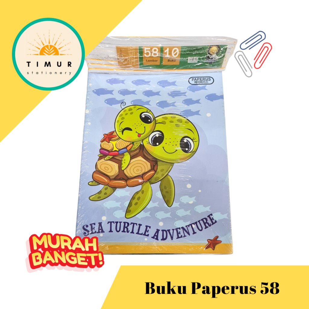 

Buku Tulis Murah Paperus 58 per Pak