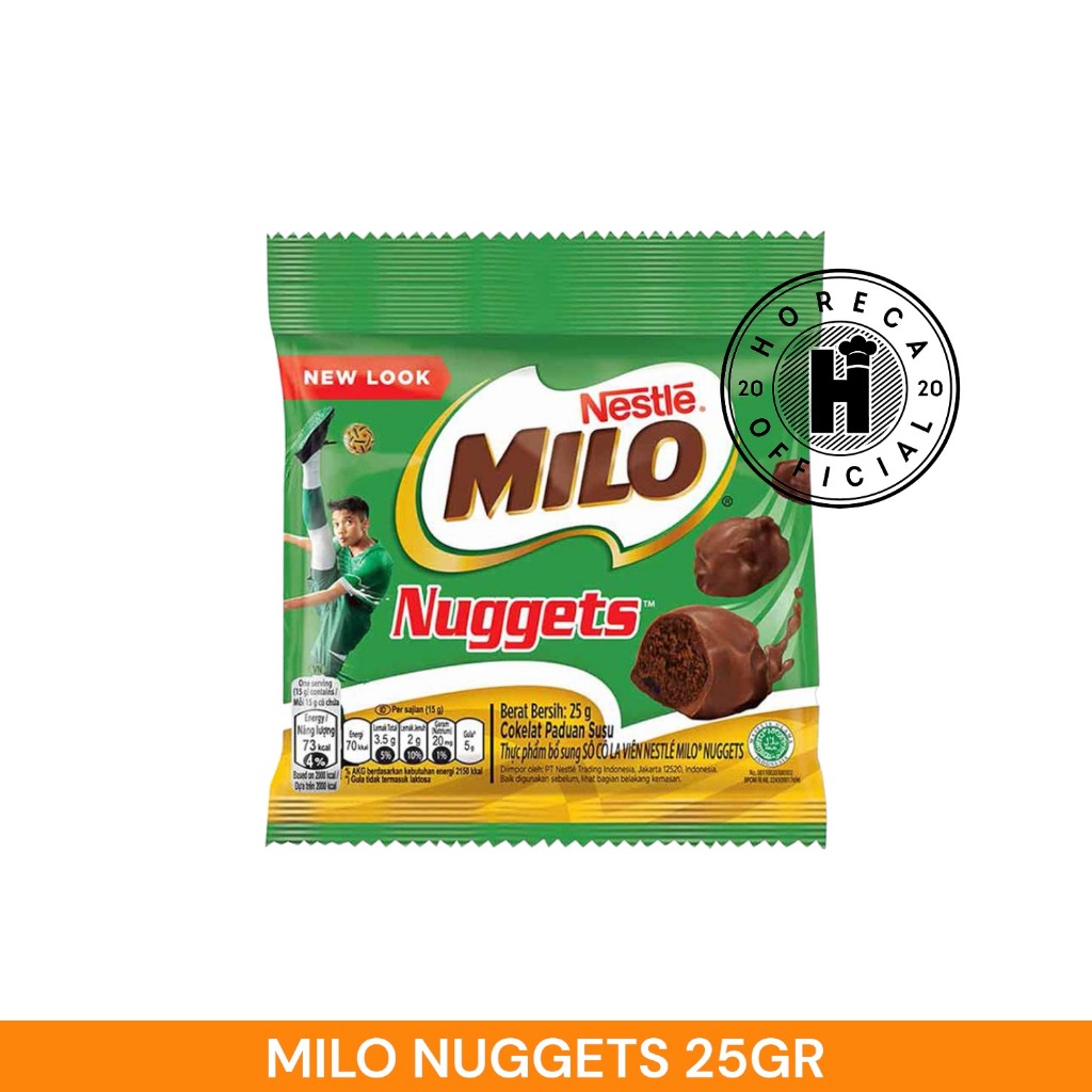 

NESTLE MILO NUGGET 25GR / COKELAT BULAT MILO 25GR