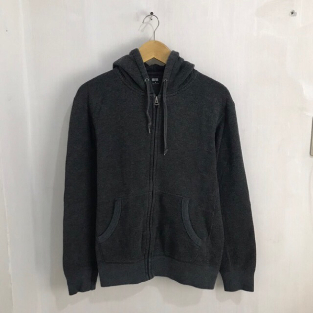 ziip hoodie uniqlo second original