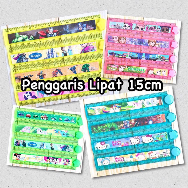 

Penggaris Lipat Fancy 15cm