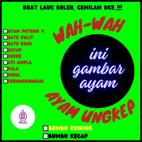 

Ayam Ungkep Wah wah rempah kuning