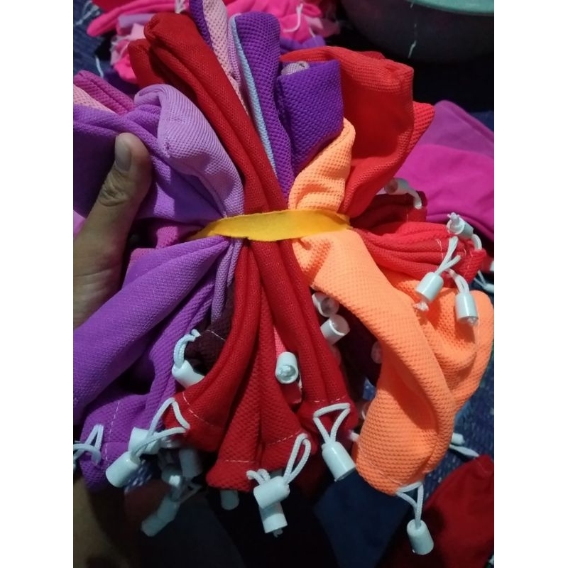 Kantong / Sarung Parfum //Pouch Serut // Kantong serut serbaguna kain dryfit tebal