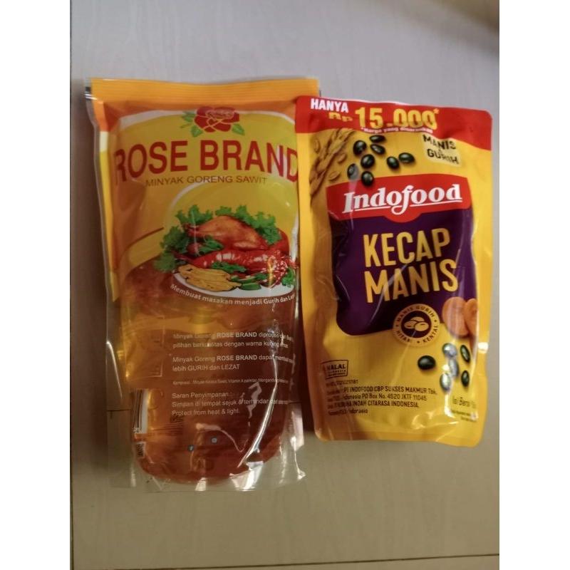 

Rose Brand 1Ltr + Kecap Indofood