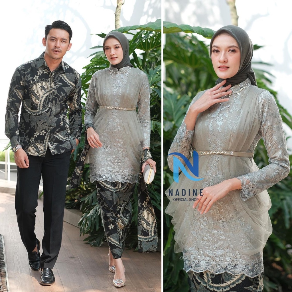 READY JUMBO BIG SIZE TERMURAH - MEDINA BATIK COUPLE KEBAYA MODERN KEBAYA WISUDA TUNANGAN LAMARAN BAJ
