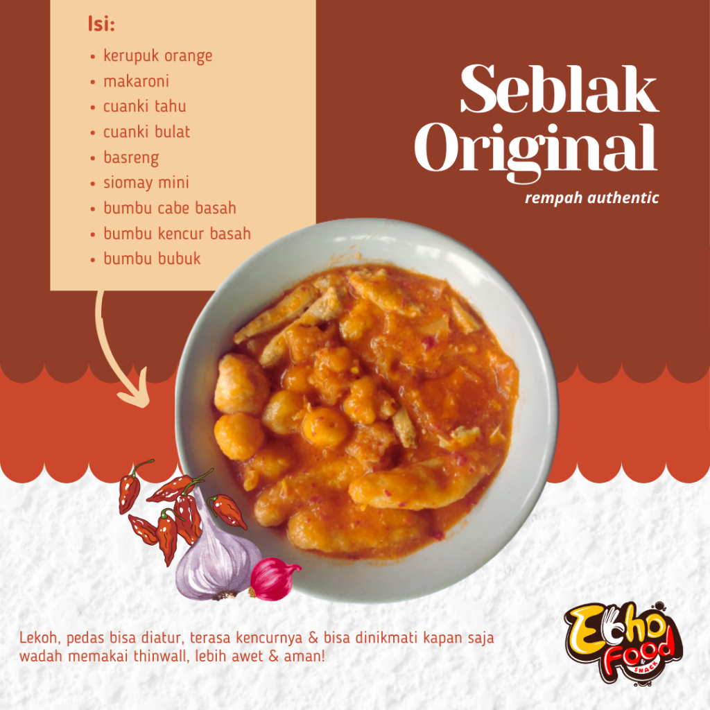 

Seblak instan Original rempah, seblak pedas manis 150gr