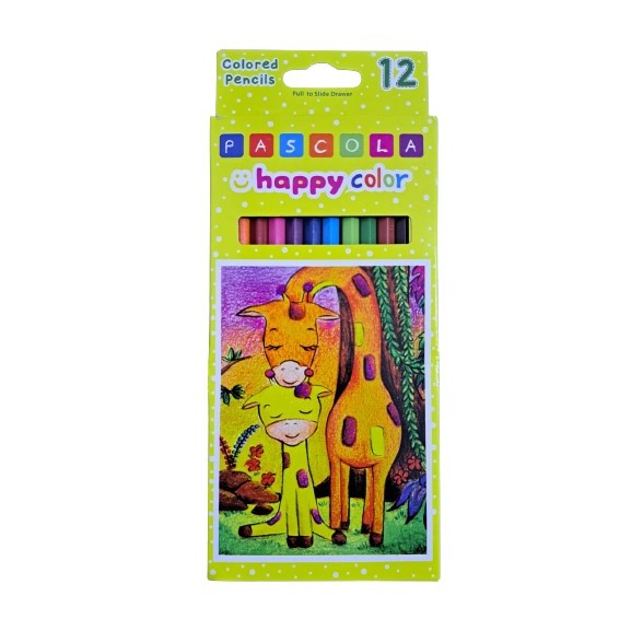 

Standard Pascola Happy Color Pencil 12 L / Set ( Pensil Warna / Pewarna / Coloring )