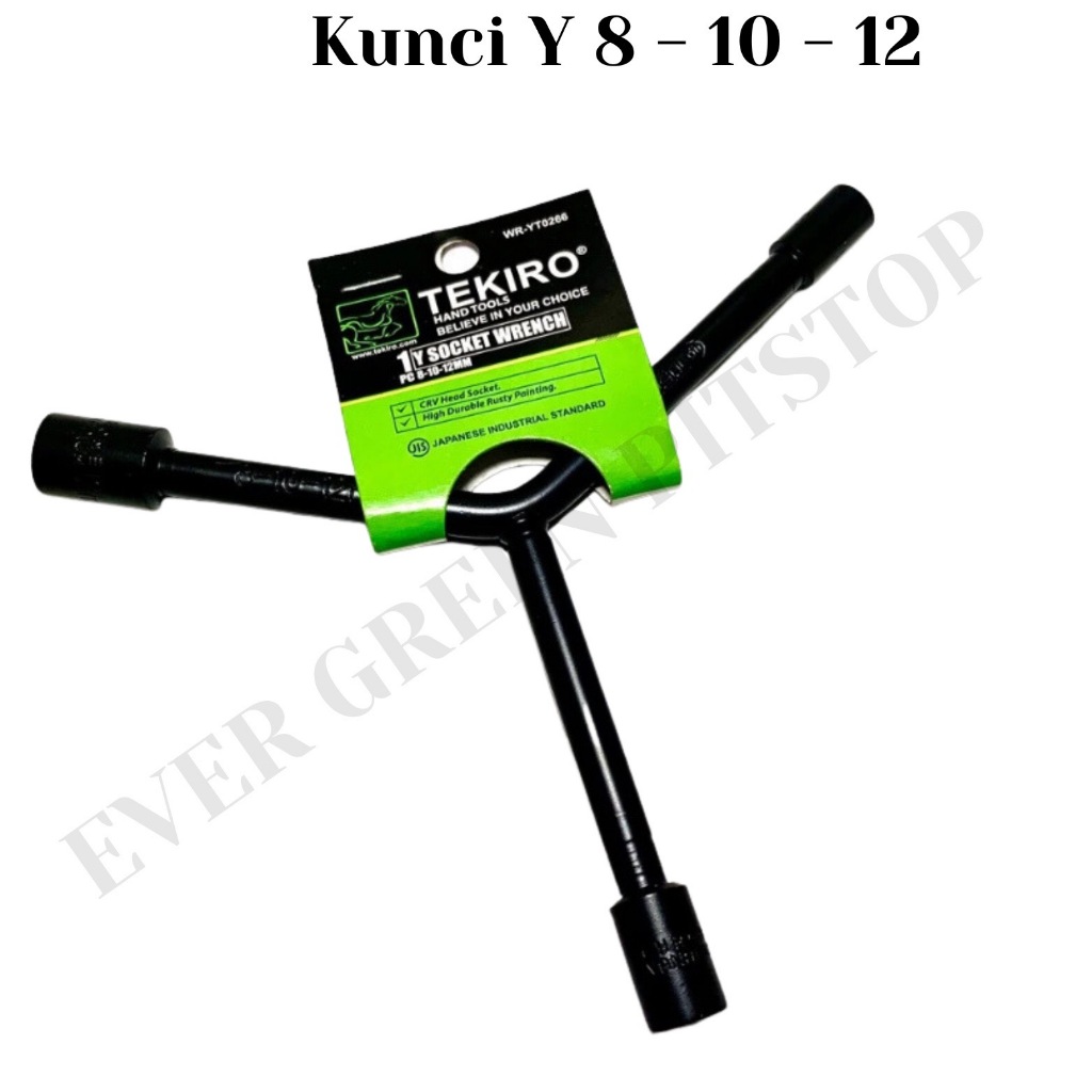 Kunci Sok Y 8 10 12 TEKIRO Shock Y Sedia Stang Mata Kunci Sok T L Bintang Ring Pas Set Obeng 14 17