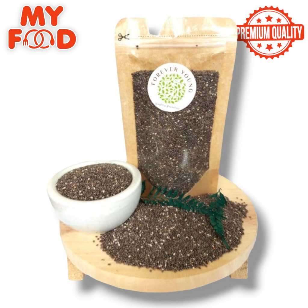 

[Myfoodofficial] - Superfood Organik Chia Seed Hitam Meksiko Premium / Biji Chia Hitam Meksiko