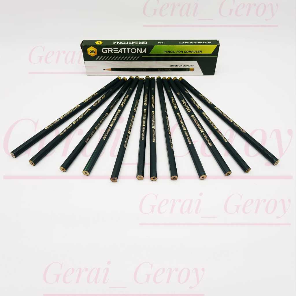

Pensil 2B Greattona / Pensil Tulis / Pensil Kayu