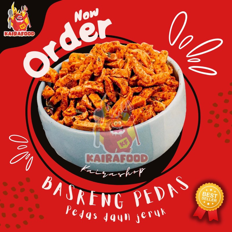 

250 gr BASRENG PEDAS DAUN JERUK | BASRENG ORIGINAL DAUN JERUK