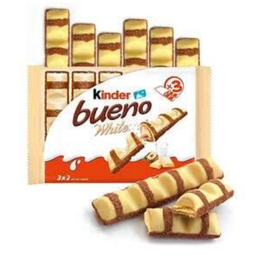 

Kinder bueno value pack white chocolate 117g import