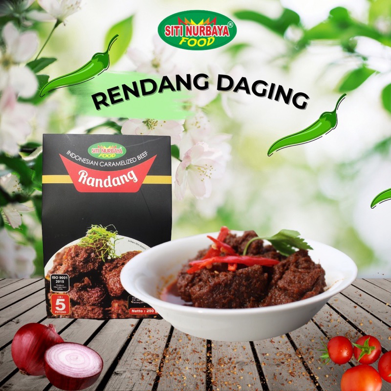 rendang daging sapi padang siti nurbaya 250g