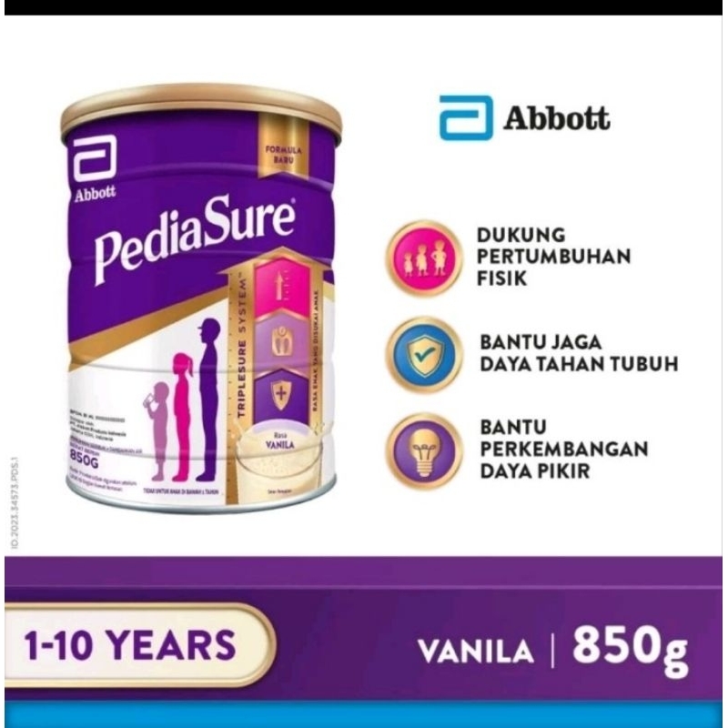 

Pediasure Vanila/Madu 850gr