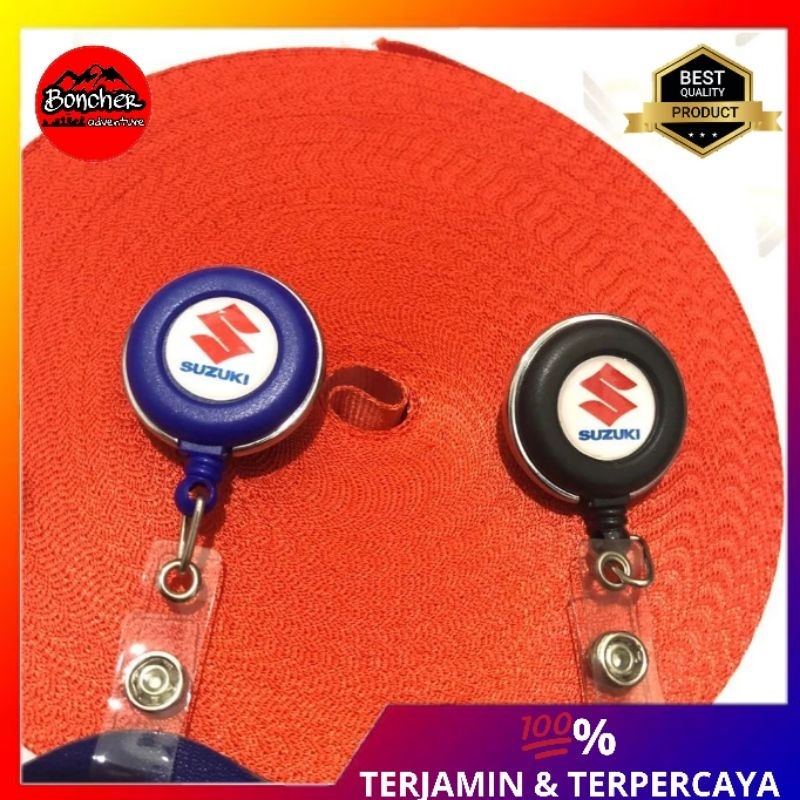 

SUZUKI Yoyo+Holder Kulit Sintetis ID Card Logo SUZUKI
