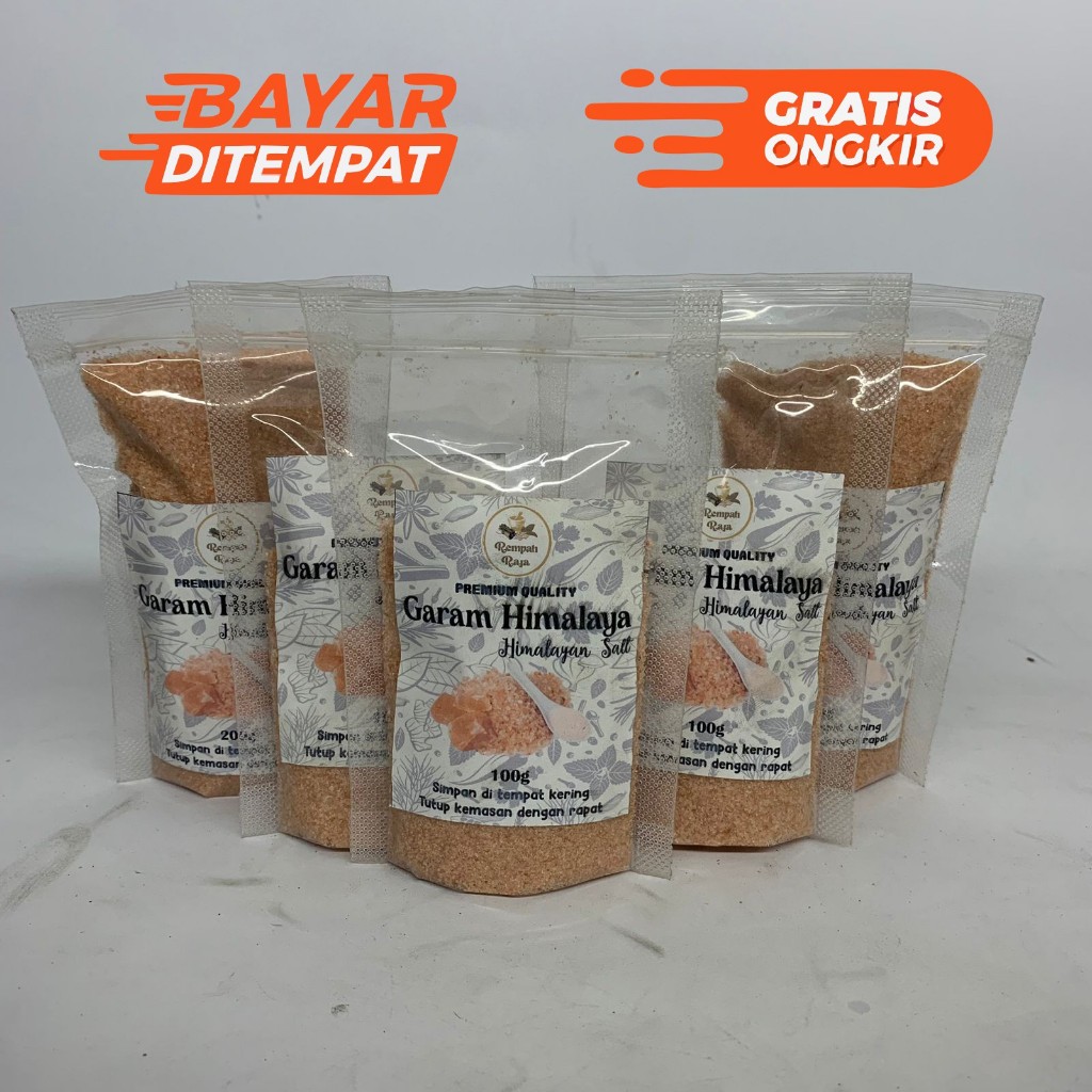 

200gr Garam Himalaya / Pink Himalaya Salt / Rempah / JSR 100% PREMIUM QUALITY