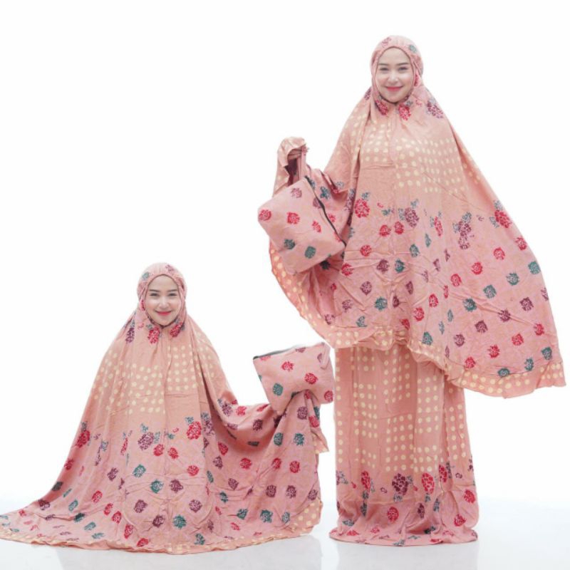 MUKENA CAP//MUKENA BATIK CAP SAMITEX//MUKENA BATIK PEKALONGAN//MUKENA BATIK//TELEKUNG BATIK