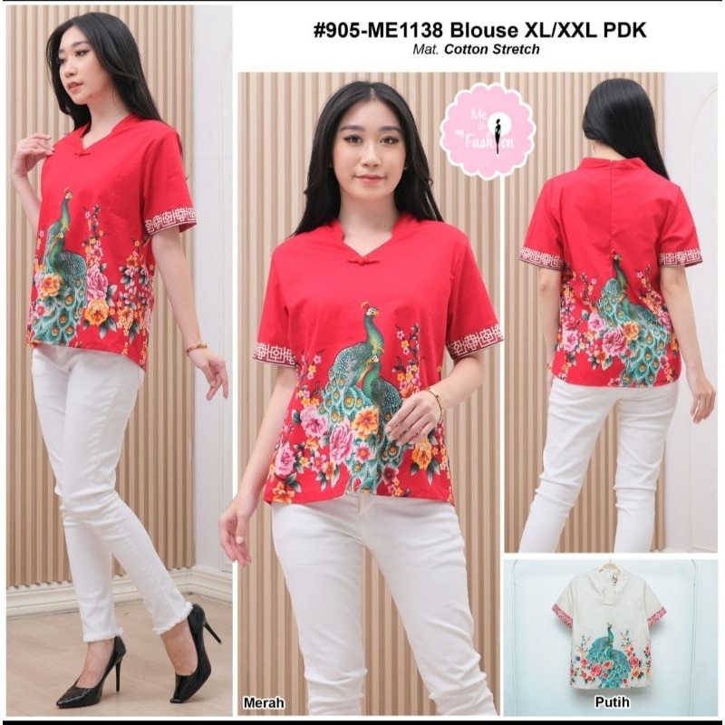 batik Indonesia - batik klasik - batik kantor - batik Imlek - cheongsam merah putih - baju merah - a