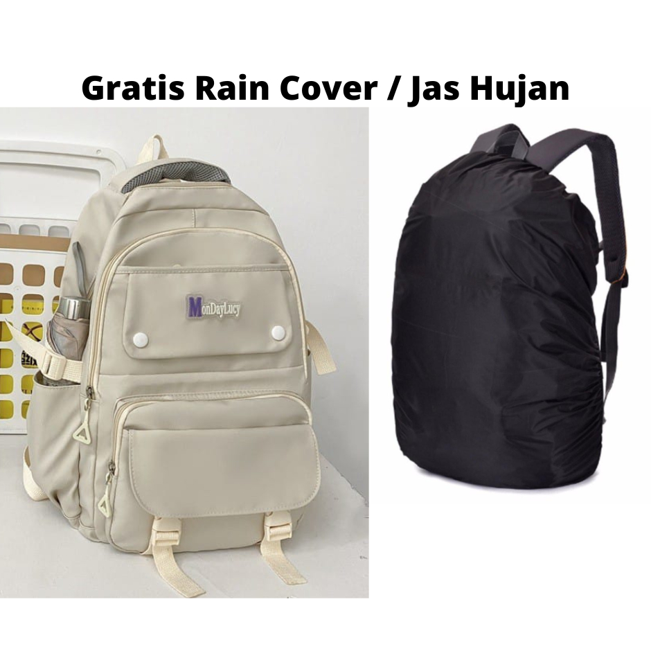 ARMELIA SHOP Terbaru tas sekolah anak laki laki dan perempuan sma smp sd kelas 3-6 FREE RAIN COVER