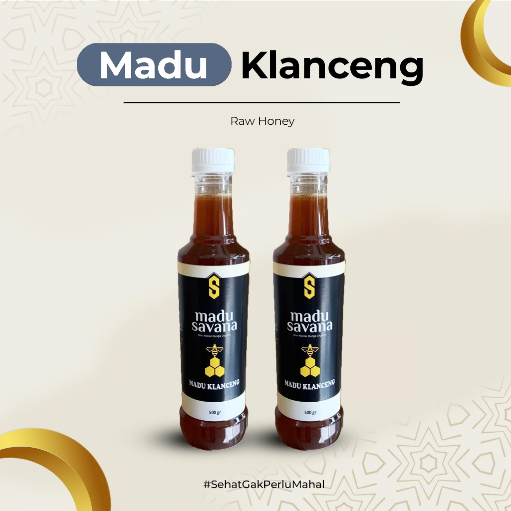 

SAVANA MADU KLANCENG SUPER MURNI 100% PURE RAW HONEY 500 Gr