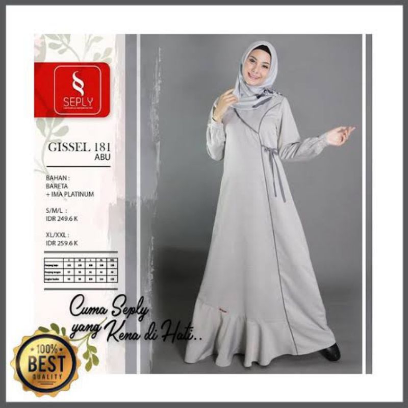 Preloved Gamis Seply Gisel 181