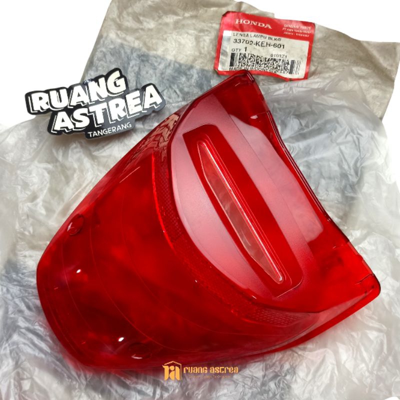 MIKA KACA LENS STOP LAMPU BELAKANG MERAH MEGA PRO PRIMUS 33702-KEH-601 AHM ASLI ORI ORIGINAL