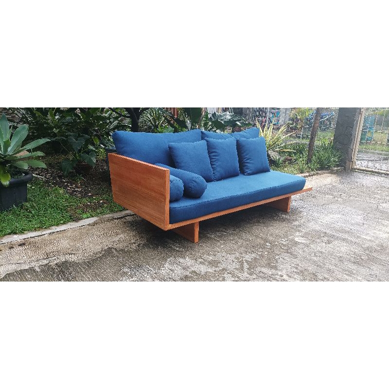 sofa kayu nara solid minimalis