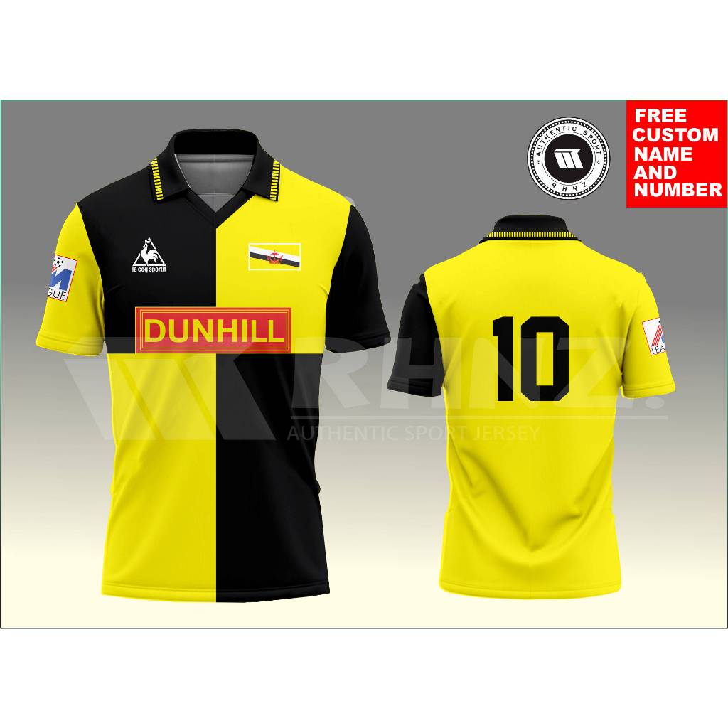 JERSEY FULL PRINTING BRUNEI BERKERAH/KAOS BOLA BRUNEI/KAMEJA KERAH BRUNEI SEMUA UKURAN/BAJU FREE CUS