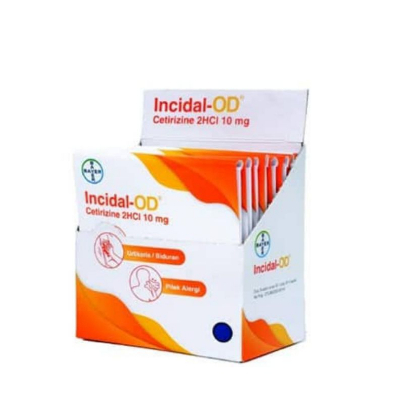 INCIDAL TABLET 1 SRTIP @4TABLET incidal obat gatal obat alergi