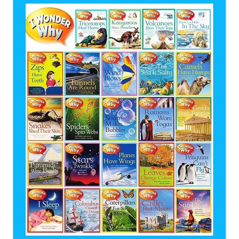 I WONDER WHY 1SET 25 BOOK KINGFISHER