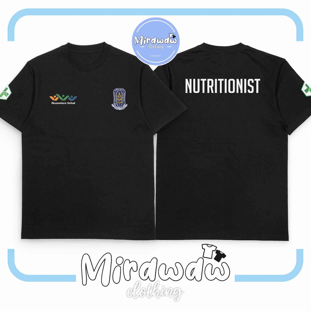 Kaos PERSAGI Nusantara Sehat Nutrisionis Baju Distro