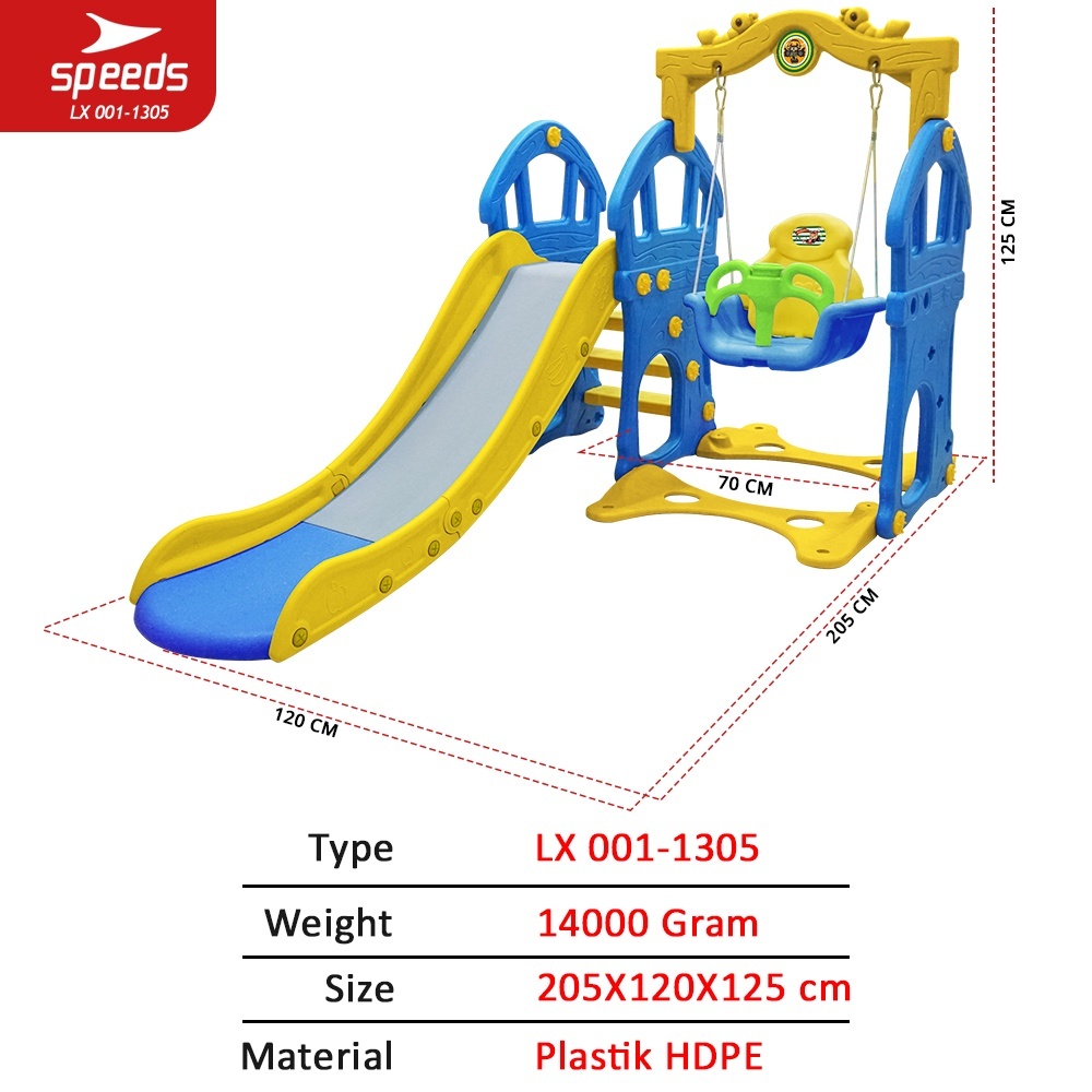 PEROSOTAN DAN AYUNAN ANAK MURAH SPEEDS MOLION M1305//MAINAN ANAK PEROSOTAN DAN AYUNAN BOBOT UP TO 50