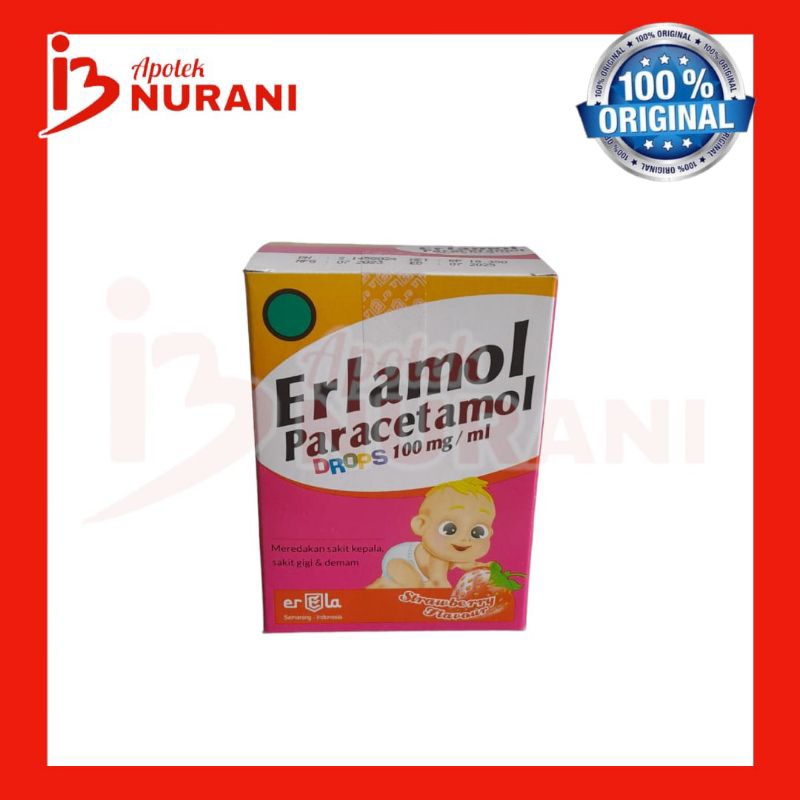 ERLAMOL DROP obat demam dan nyeri anak