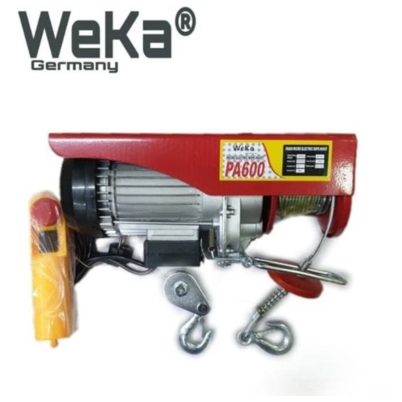 KATROL LISTRIK / mini hoist wire hoist PA 800 kg x 12 meter merk WEKA