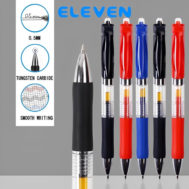 

ELEVEN Pulpen Gel 0.5 Mm / Pulpen Pencet / Pulpen Mekanik Pencet / Alat Tulis / Perlengkapan Sekolah