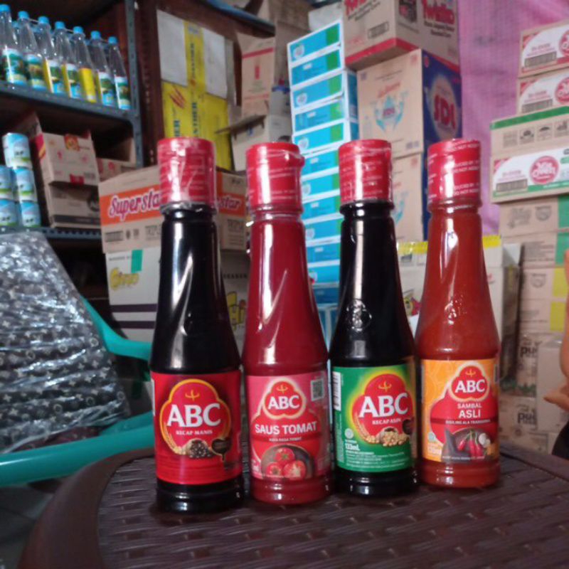 

Kecap Manis/Asin_Saos Sambal/Tomat ABC_Botol Mini
