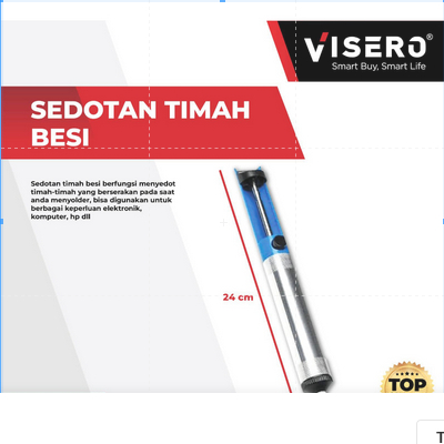 SEDOTAN TIMAH BESI VISERO PENYEDOT TIMAH SEDOTAN TIMAH