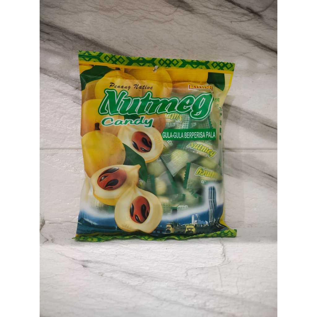 

Rinda Nutmeg Candy/ Permen Rasa Pala Penang Native/ Permen Pala 200g exp 10.2024