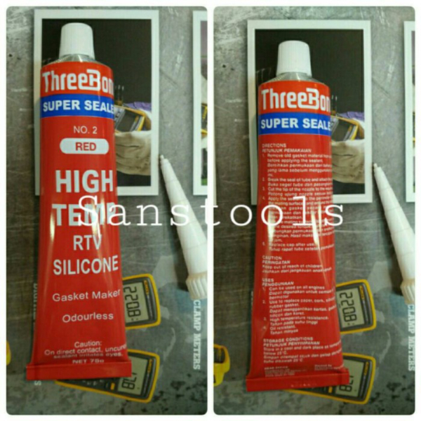 

silicone tahan panas / threebond high temp NO2 RED Limited