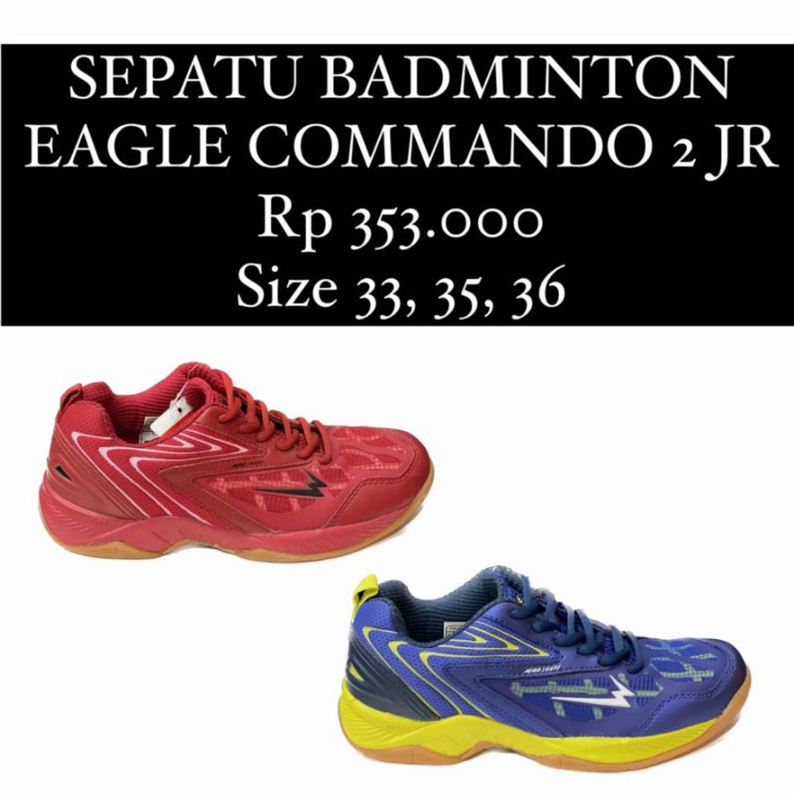 SEPATU BADMINTON EAGLE COMMANDO JR
