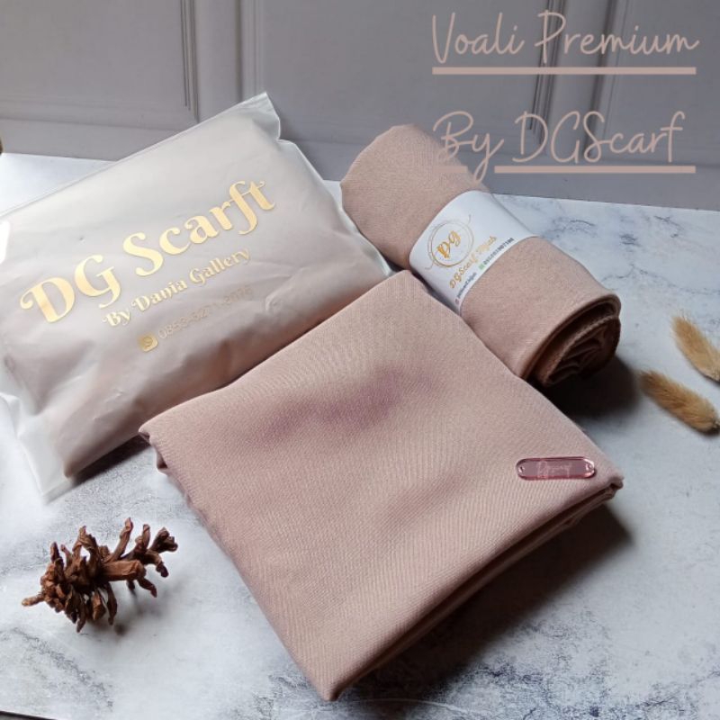 jilbab Segiempat PARIS PREMIUM Voali Premium By DGscarf|Nude Series