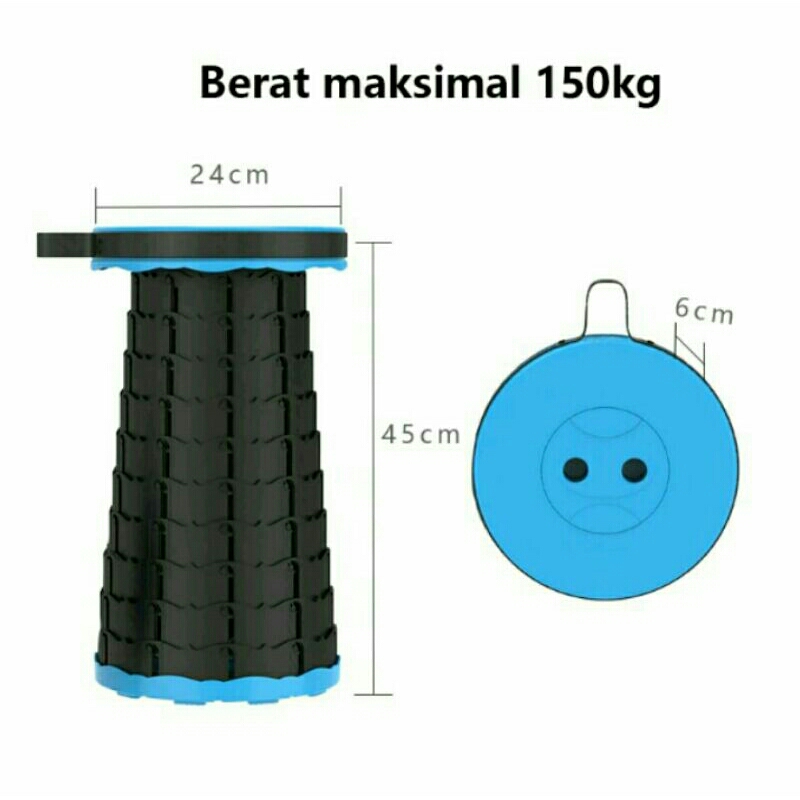 Kursi Lipat Portable Kursi Teleskopik