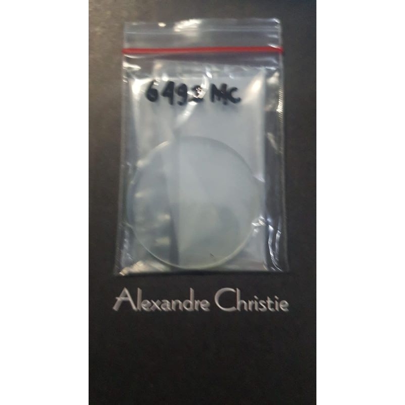 kaca jam tangan pria alexandre christie 6492M original